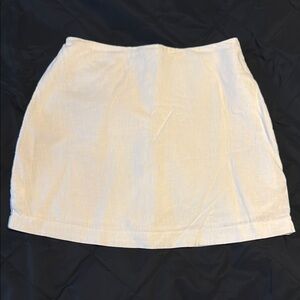 Abercrombie white linen skort